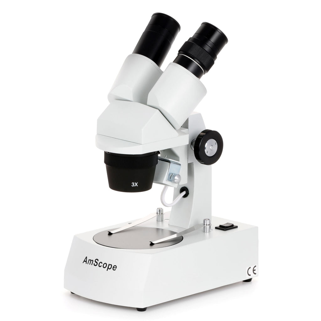 AmScope SE305 Series Compact Multi-Lens Binocular Stereo Microscope on