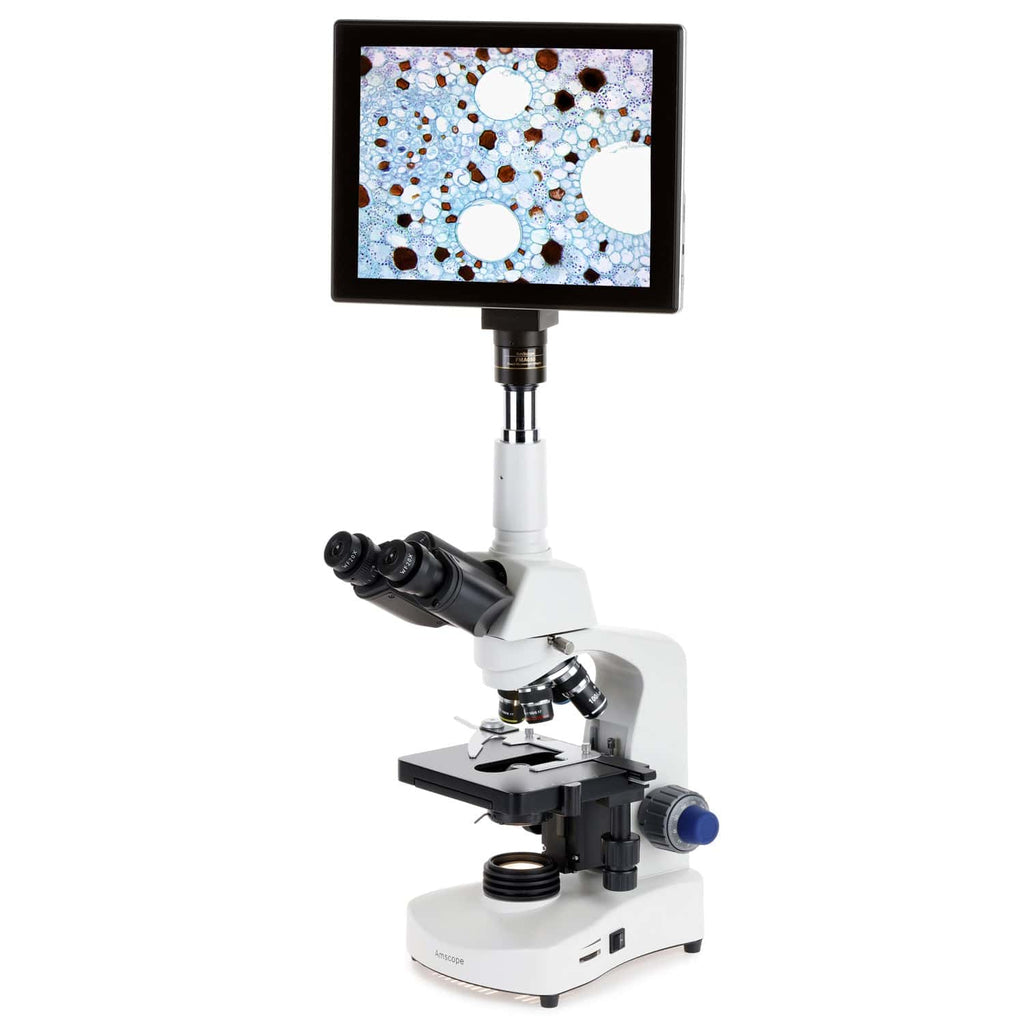AmScope T340 Series Siedentopf Trinocular Compound Microscope with LED