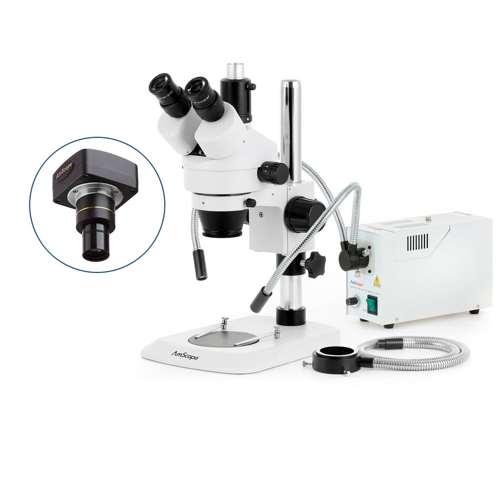 AmScope SM-1 Series Industrial Inspection Zoom Trinocular Stereo Micro