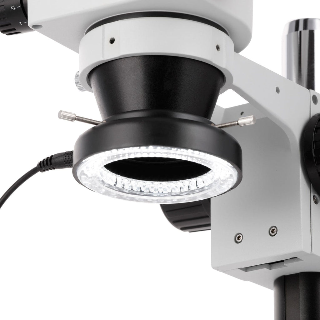 AmScope LED-144 Modular Illuminator Ring Light LED Light Source 100-24