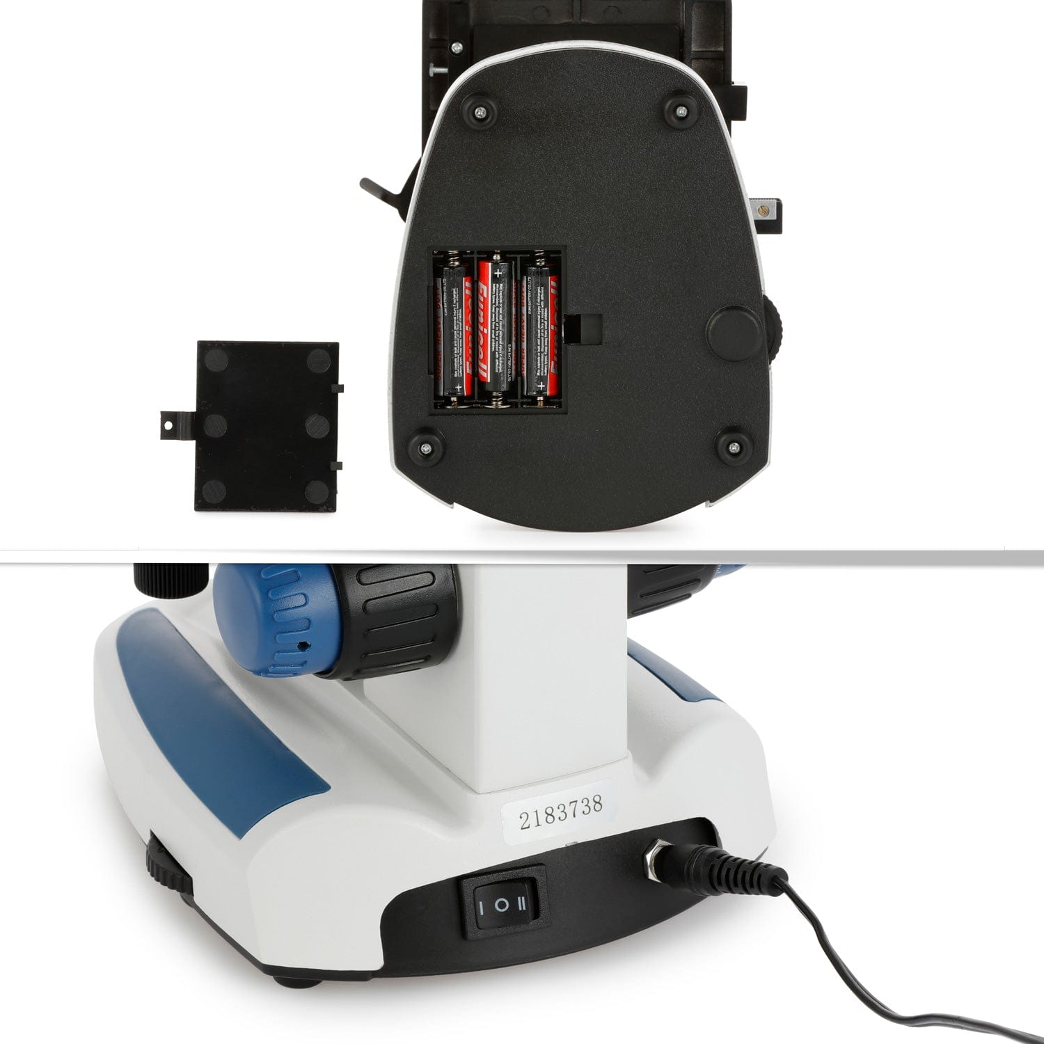 AmScope B110 Series Binocular Compound Microscope 40X-1000X Magnification dual LED, Ergonomic, Lab With 3D Two-Layer Mechanical Stage