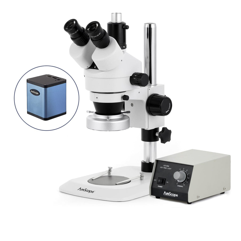 AmScope SM-1 Series Industrial Inspection Zoom Trinocular Stereo Micro