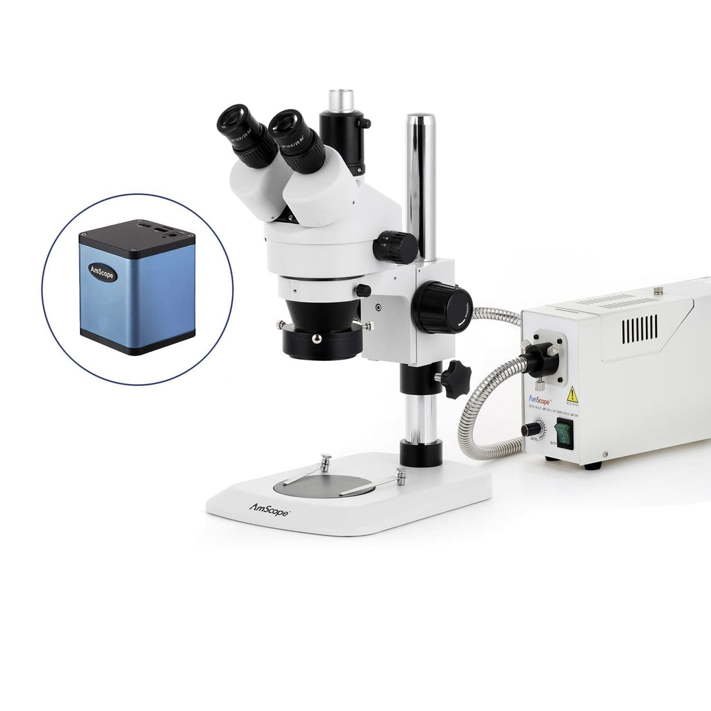 AmScope SM-1 Series Industrial Inspection Zoom Trinocular Stereo Micro