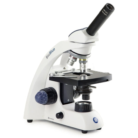 Overstock BioBlue Monocular Portable Compound Microscope w/ Mechanical X-Y Stage