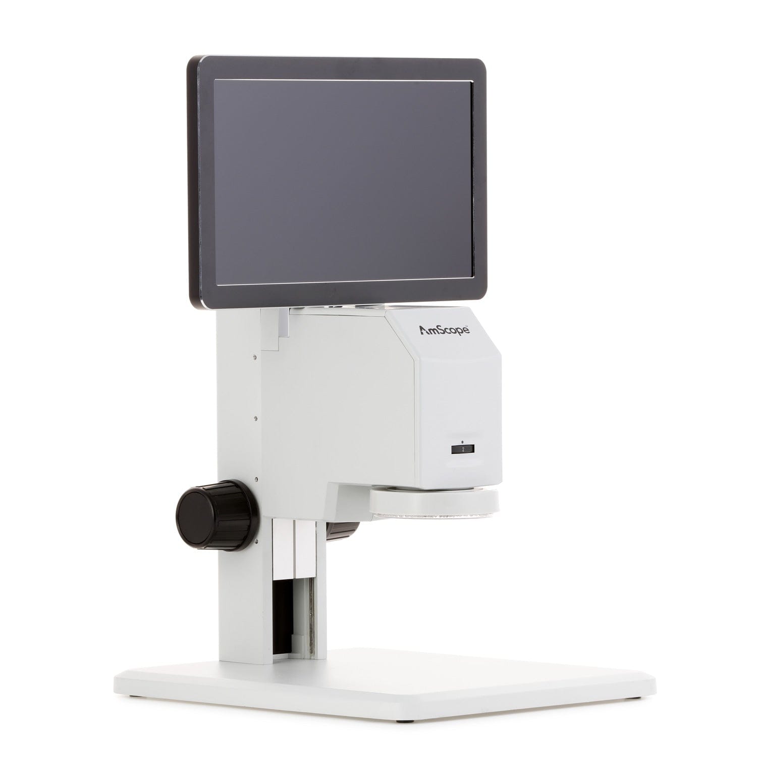 AmScope DM745 Series 2.0MP Digital Microscope for Industrial Inspection with 0.7X-4.5X Magnification and 11.6" HD Screen