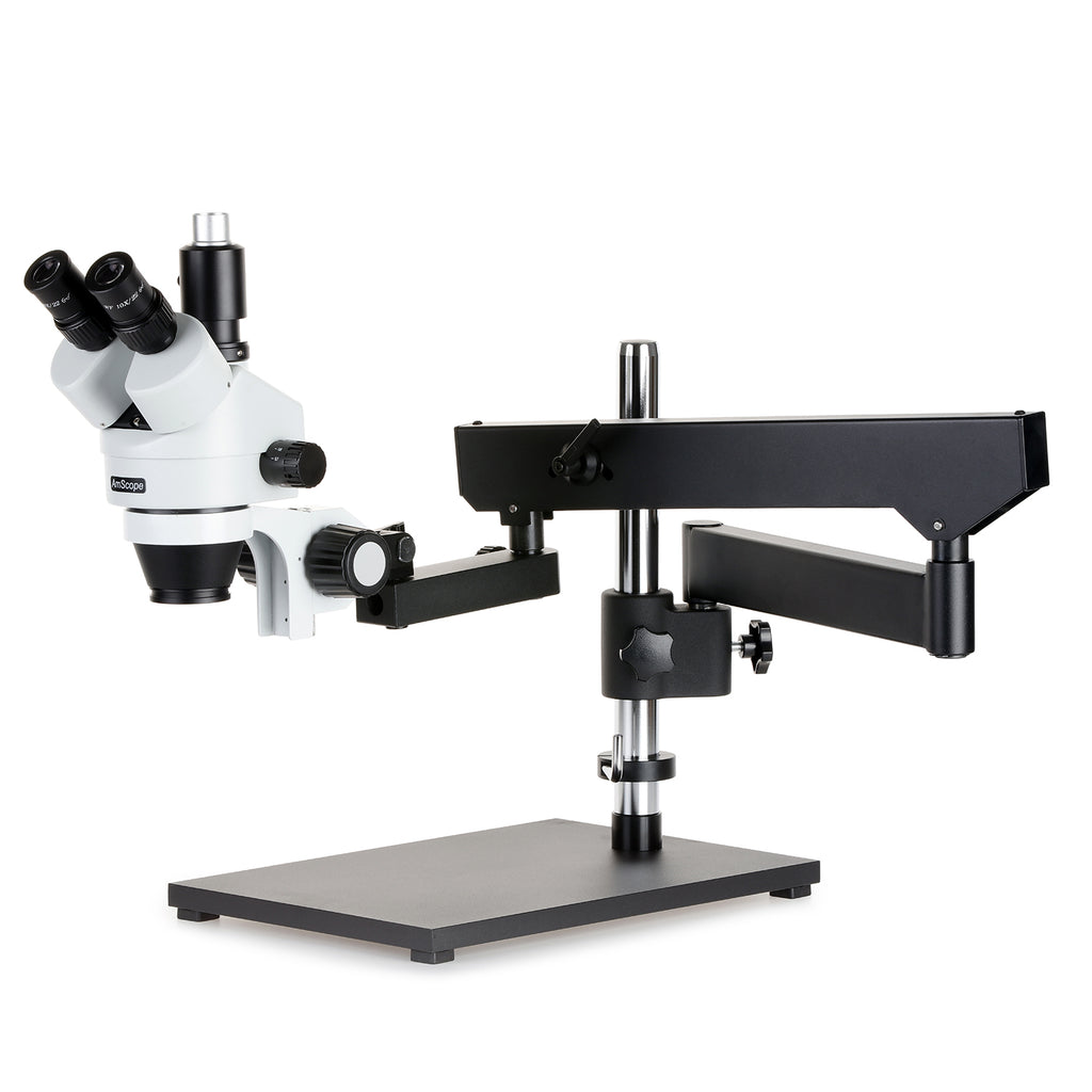 AmScope Articulating Arm with Base Plate for Stereo Microscopes