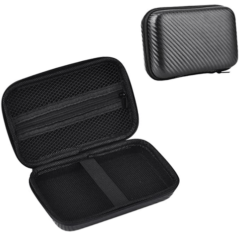 Portable Carrying Case for Handheld Microscopes, Microscope Eyepiece Cameras or Other Small Accessories - Black