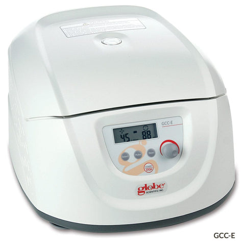 Globe Scientific Centrifuge, Clinical, Enhanced Model, 12-Place, 120-240v, 50/60Hz (Includes: 12-Place Rotor for use with: 5mL, 7mL and 10mL Tubes and 8 x 15mL Tubes, Sleeves and Risers)