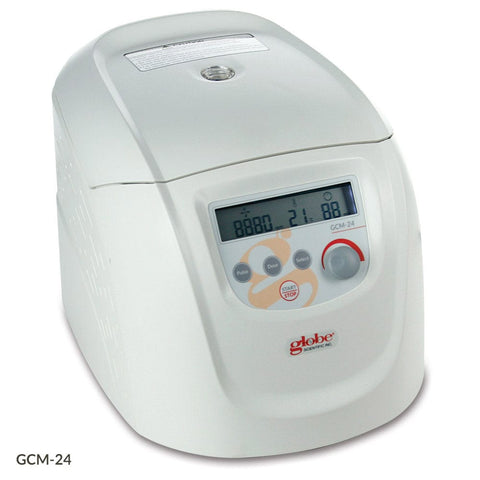 Globe Scientific Centrifuge, Micro, 24-Place, High Speed, 120v, 60Hz, US Plug (Includes: 24-Place Rotor with Lid for 1.5mL and 2.0mL Microcentrifuge Tubes #MC-24-2ML)