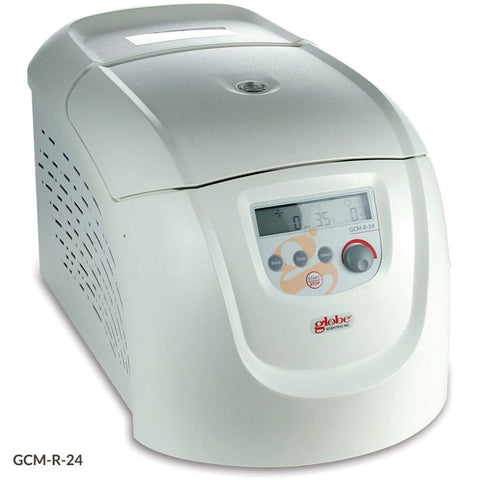 Globe Scientific Centrifuge, Micro, Refrigerated, 24-Place, High Speed, 120v, 60Hz, US Plug (Includes: 24-Place Rotor with Lid for 1.5mL and 2.0mL Microcentrifuge Tubes #MC-24-2ML)