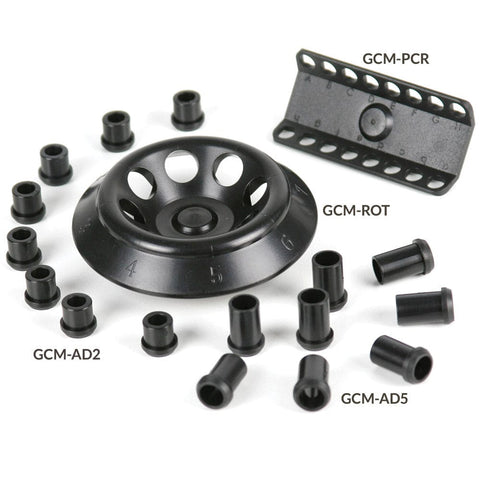 Globe Scientific Rotor for use with GCM Series Mini Centrifuges, 7000rpm, 2 x 8 Position, for 0.2mL PCR Tubes and Strips