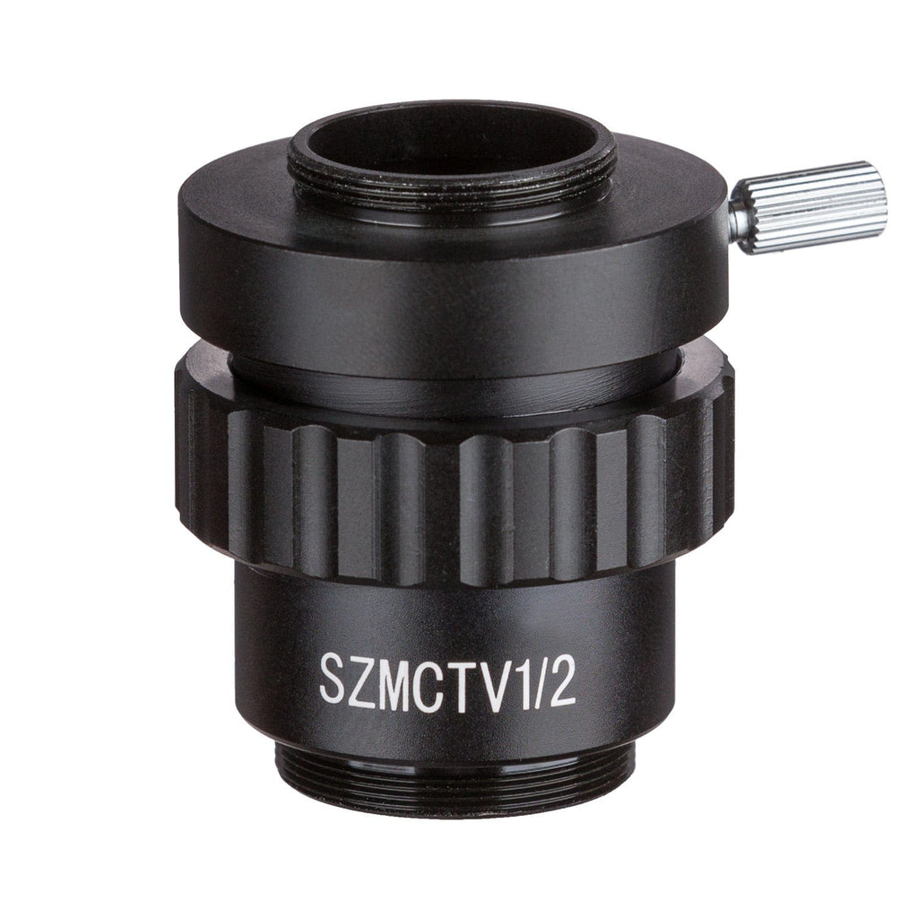 AmScope 0.5X Magnification C-mount Lens Adapter for Microscope Video C
