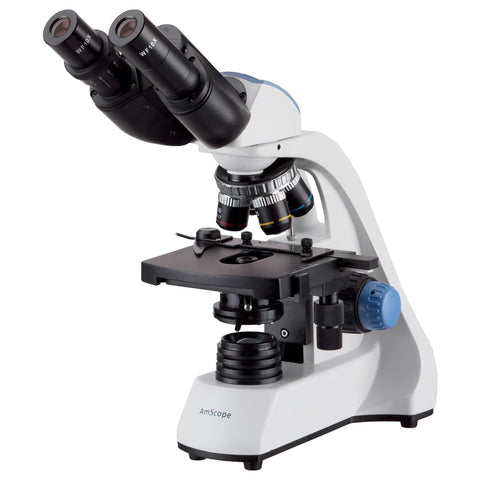 Compact Student and Professional LED Binocular Microscope w/3D Mechanical Stage and Optional Digital Camera