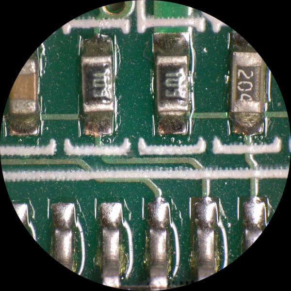 AmScope SE400-Z Binocular Stereo Microscope and LED Light Source on a Single Arm Boom Stand