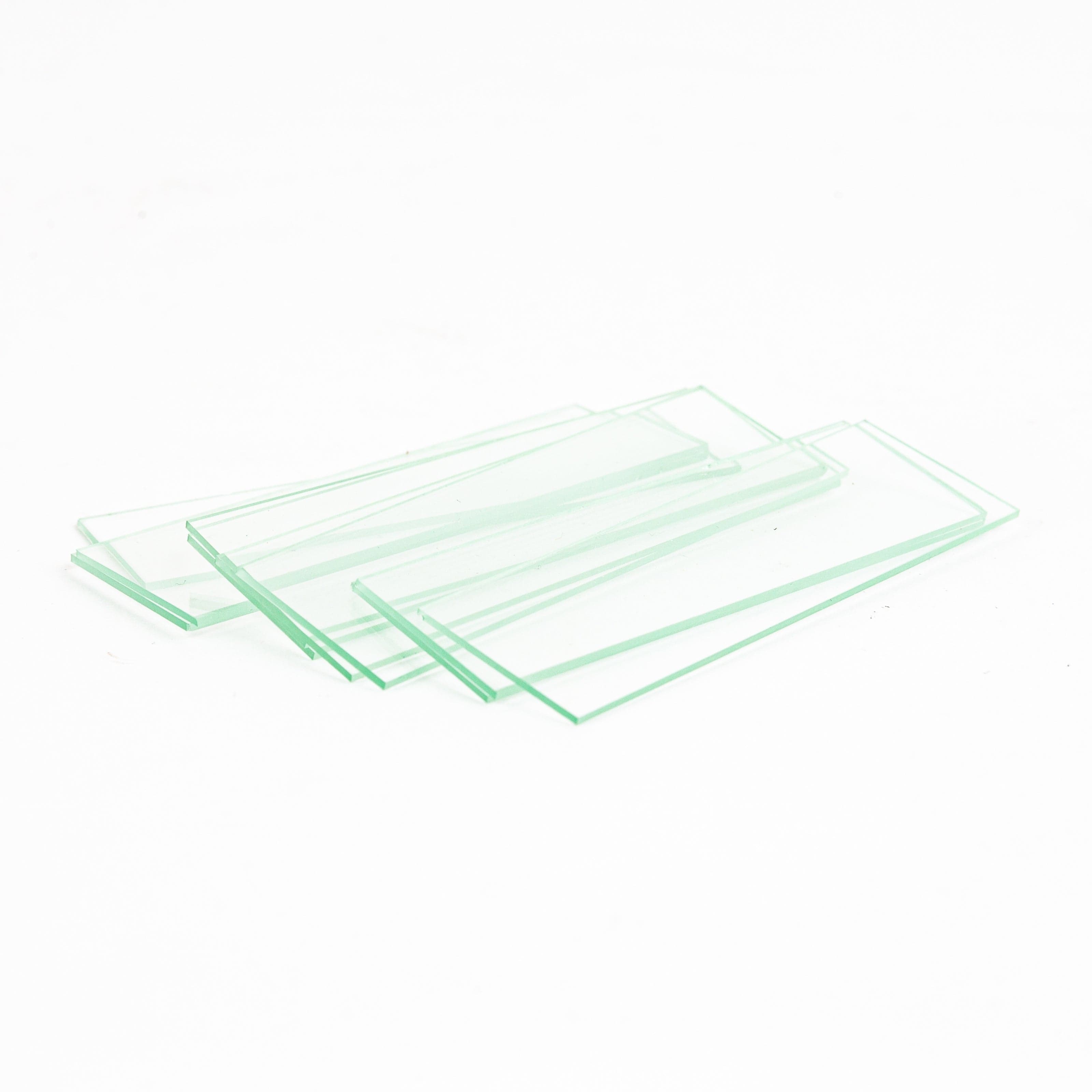 AmScope 100 Pre-Cleaned Blank Microscope Slides and 100 22x22mm Square Cover Glass