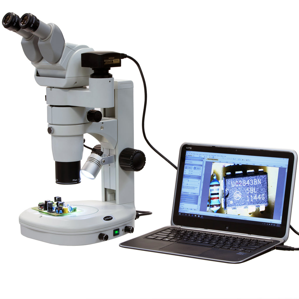 AmScope PM230 Series Zoom Trinocular Stereo Microscope 8X-80X Magnific