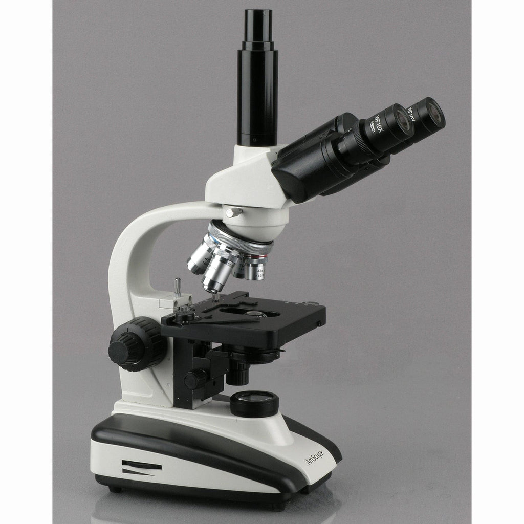 AmScope T360 Series Trinocular Compound Microscope 40X-2500X Magnifica