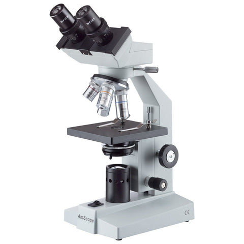 Entry-Level 20W Halogen Binocular Biological Microscope w/Optional Digital Camera