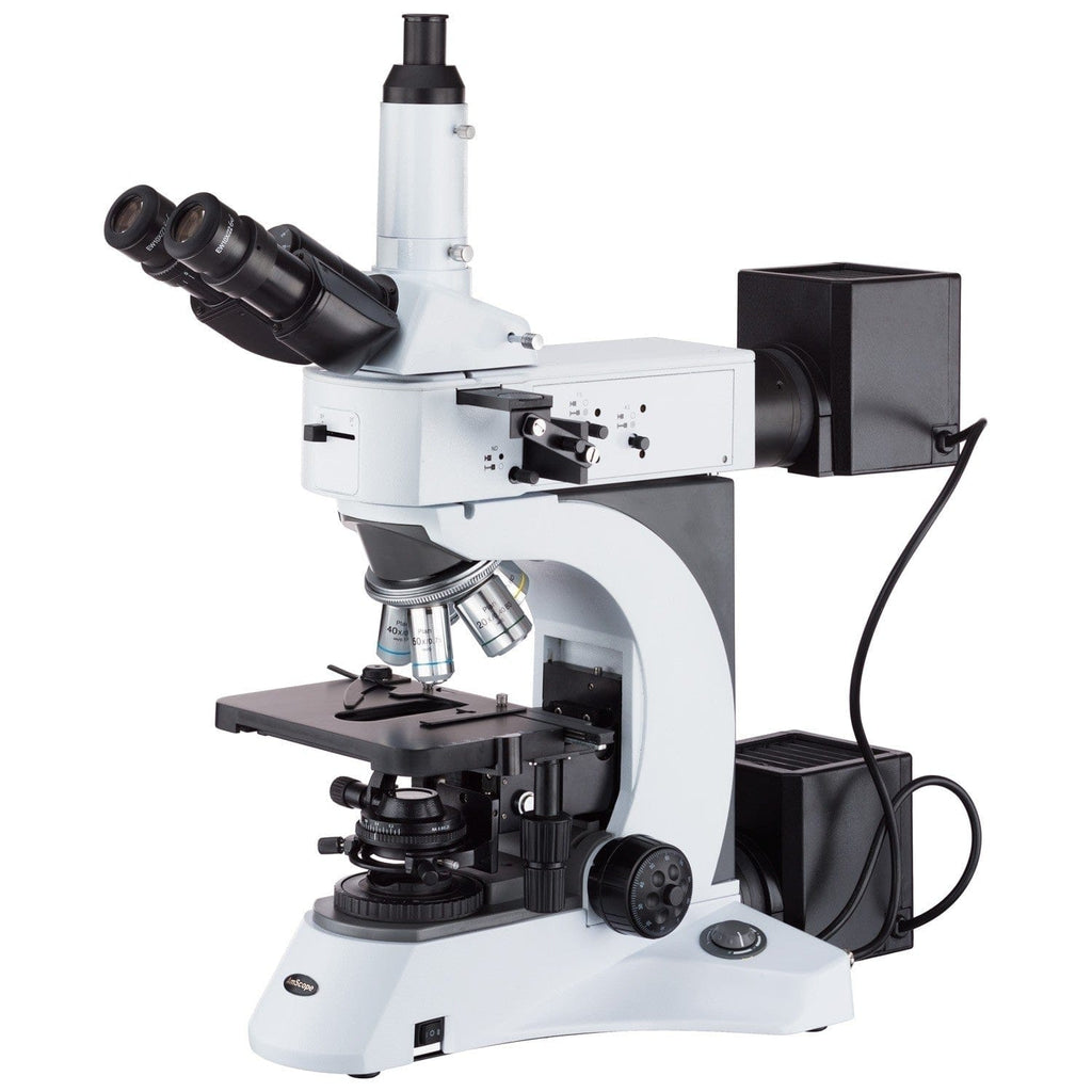 AmScope ME520 Series Infinity-Corrected Darkfield Polarizing Metallurg