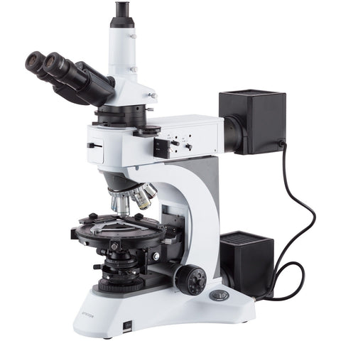 Advanced Upright Polarizing Light Trinocular Microscope w/Actively-Cooled CCD Camera