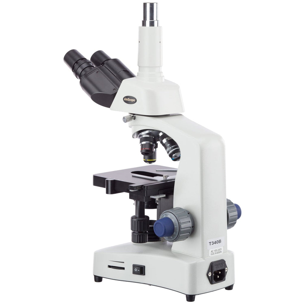 AmScope T340 Series Siedentopf Trinocular Compound Microscope 40X-2000