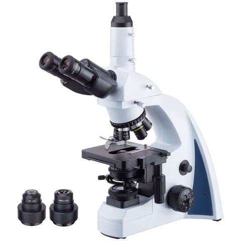 Infinity-corrected Darkfield Microscope w/LED Koehler Illumination, Quintuple Nosepiece and Optional Digital Camera