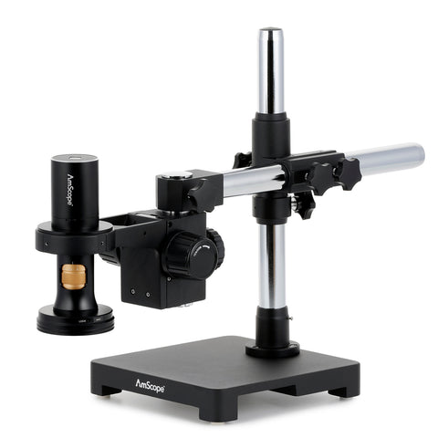 8.3MP USB All-in-One Digital Microscope with Zoom Optics on Single-Arm Boom-Stand