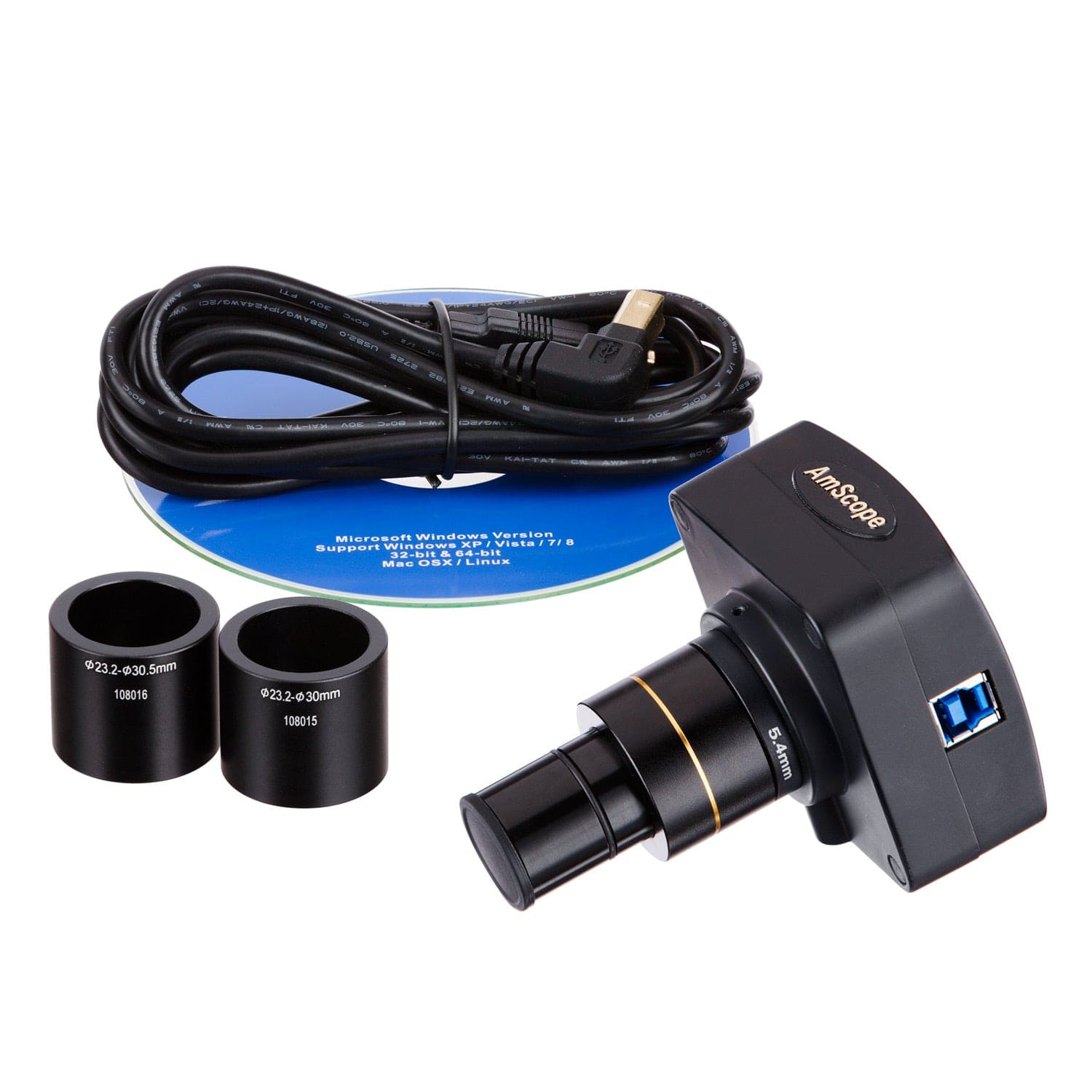 AmScope MU Series USB High-sensitivity Color CCD C-mount Mic