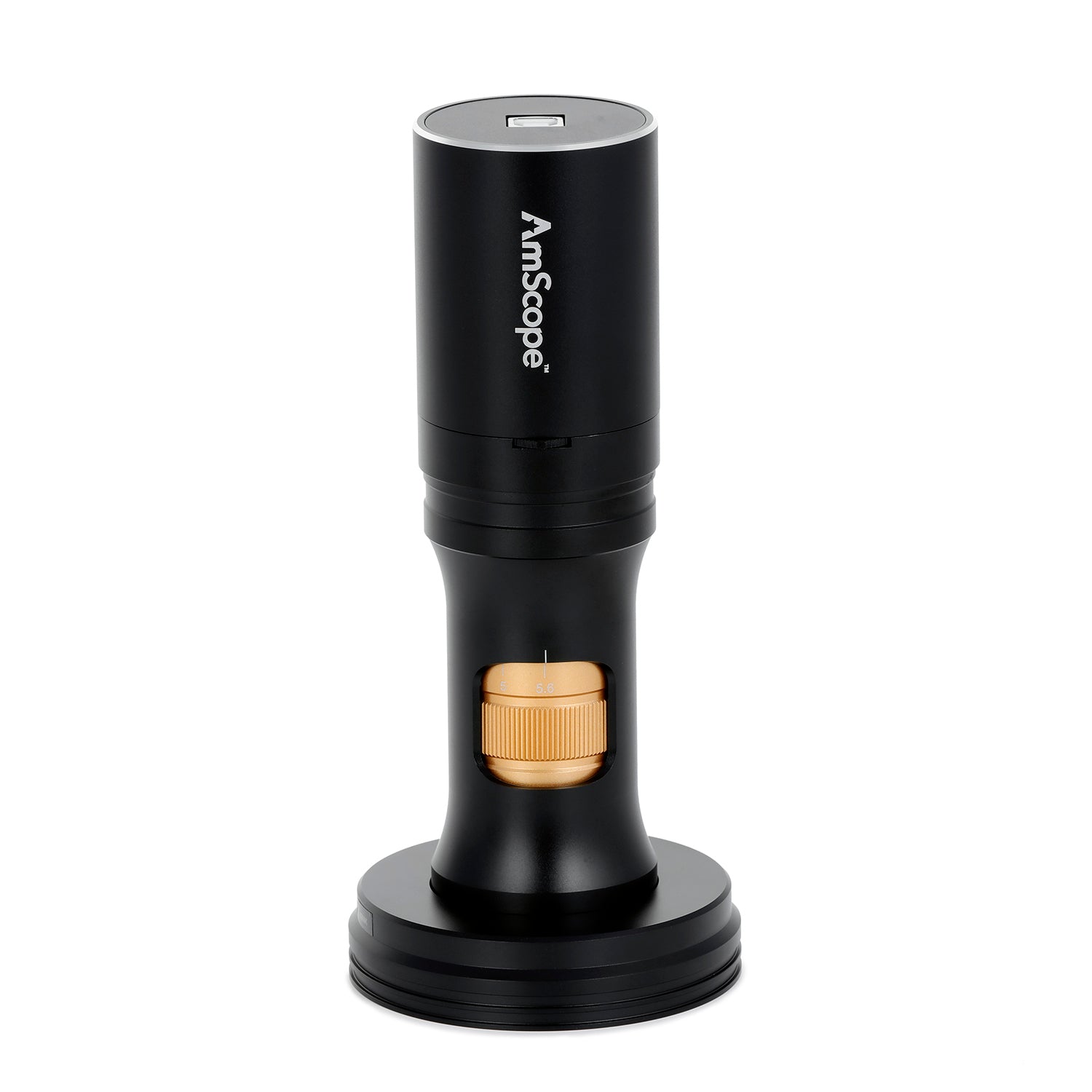 AmScope DM756U8-SPC 8.3MP All-in-One USB Digital Microscope with 5.6X Zoom Optics on Swing-Arm Stand