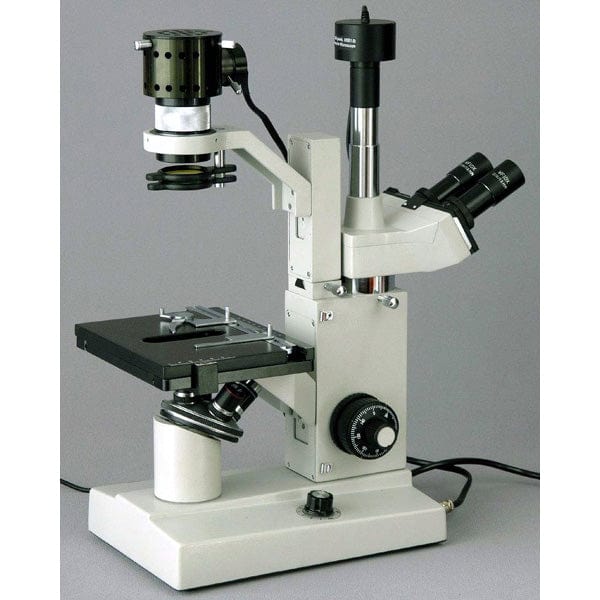 AmScope IN200 Series Inverted Tissue Culture Trinocular Compound Micro
