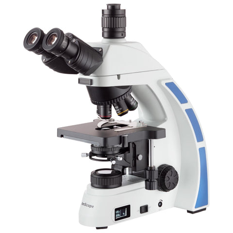 Trinocular Lab Microscope w/Intelligent Lighting and Optional Back-Illuminated Camera