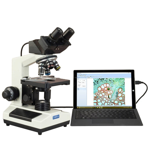 40X-1000X 3MP Digital Integrated Microscope with Halogen Illumination