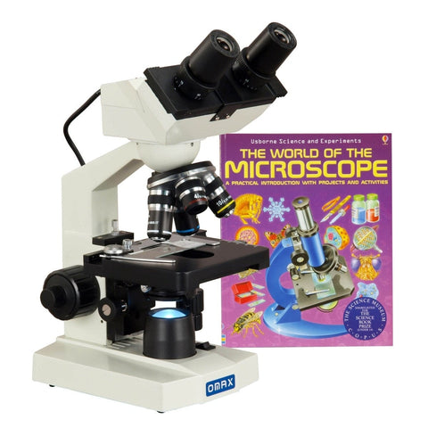 40X-2500X 1.3MP Digital Integrated Microscope with LED Illumination + Book