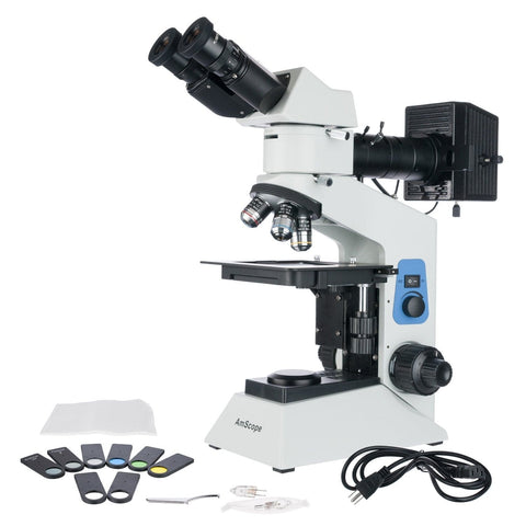 Binocular Polarized Light Metallurgical Microscope w/Optional Digital Camera