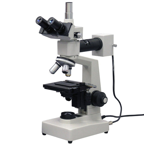 Open Box Open Box 40X-1600X Dual-illumination Trinocular Metallurgical Microscope