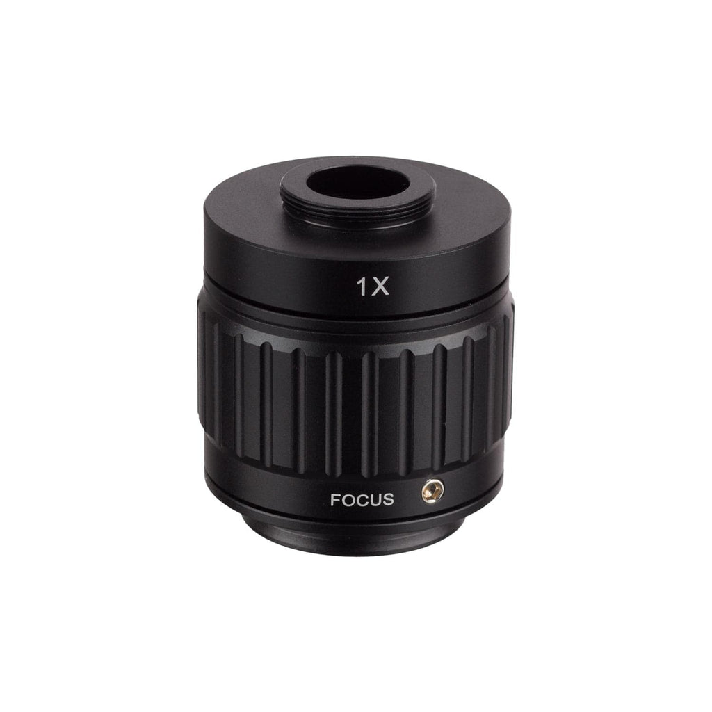 AmScope 1X Magnification C-mount Camera Adapter for Microscopes with C