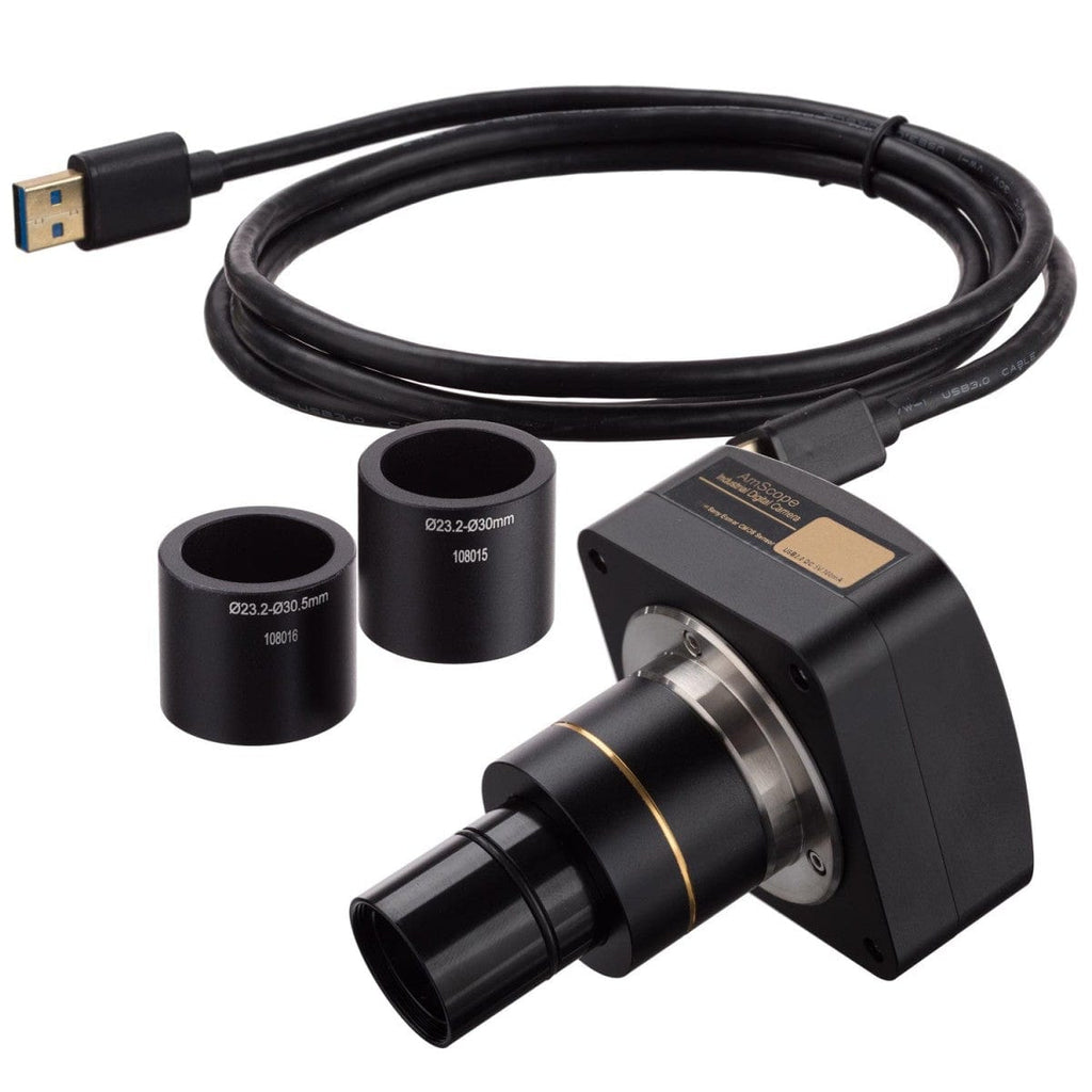 AmScope MU120-FL Digital Enabled Camera with Computer Connected USB 2.