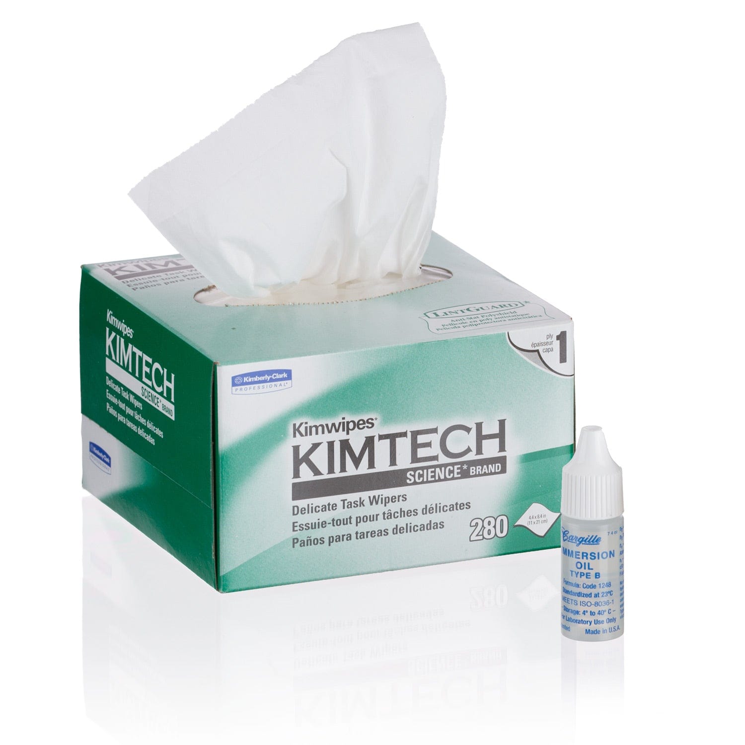 Kimwipes Lint-Free Wipers - 280 Wipers/Box