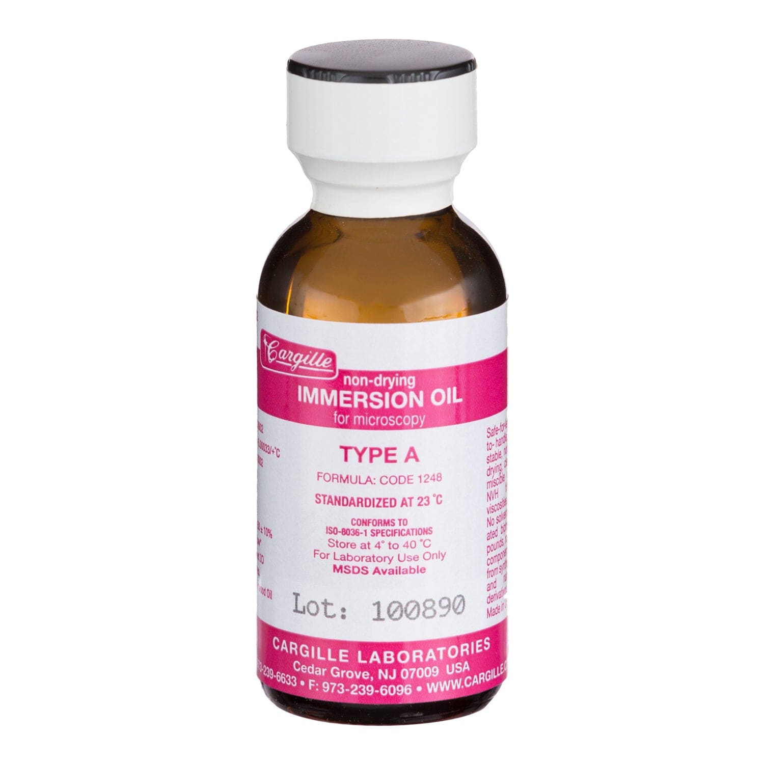 AmScope ML-A-1 Cargille Type A Low-viscosity Immersion Oil 1 Oz for Li