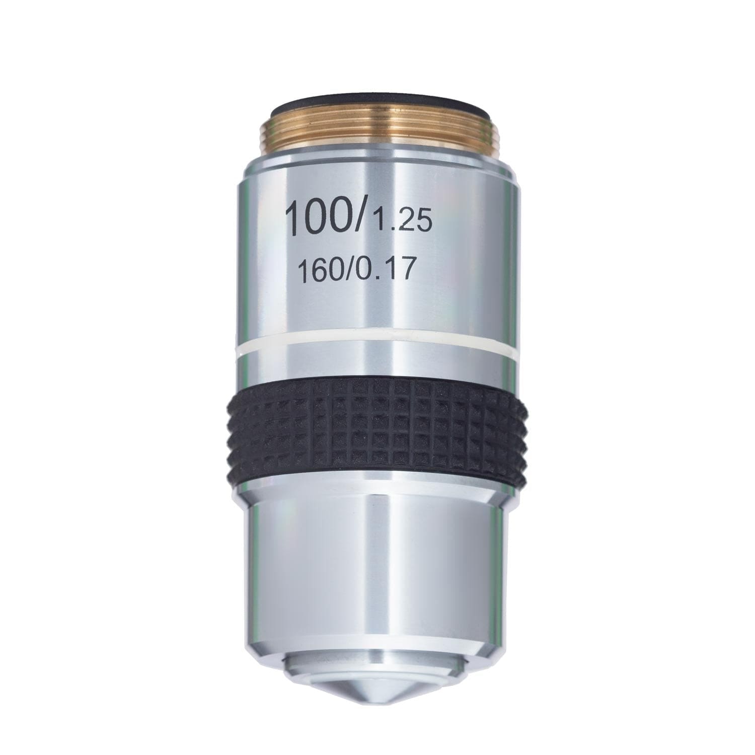 What is the 100x objective lens called?