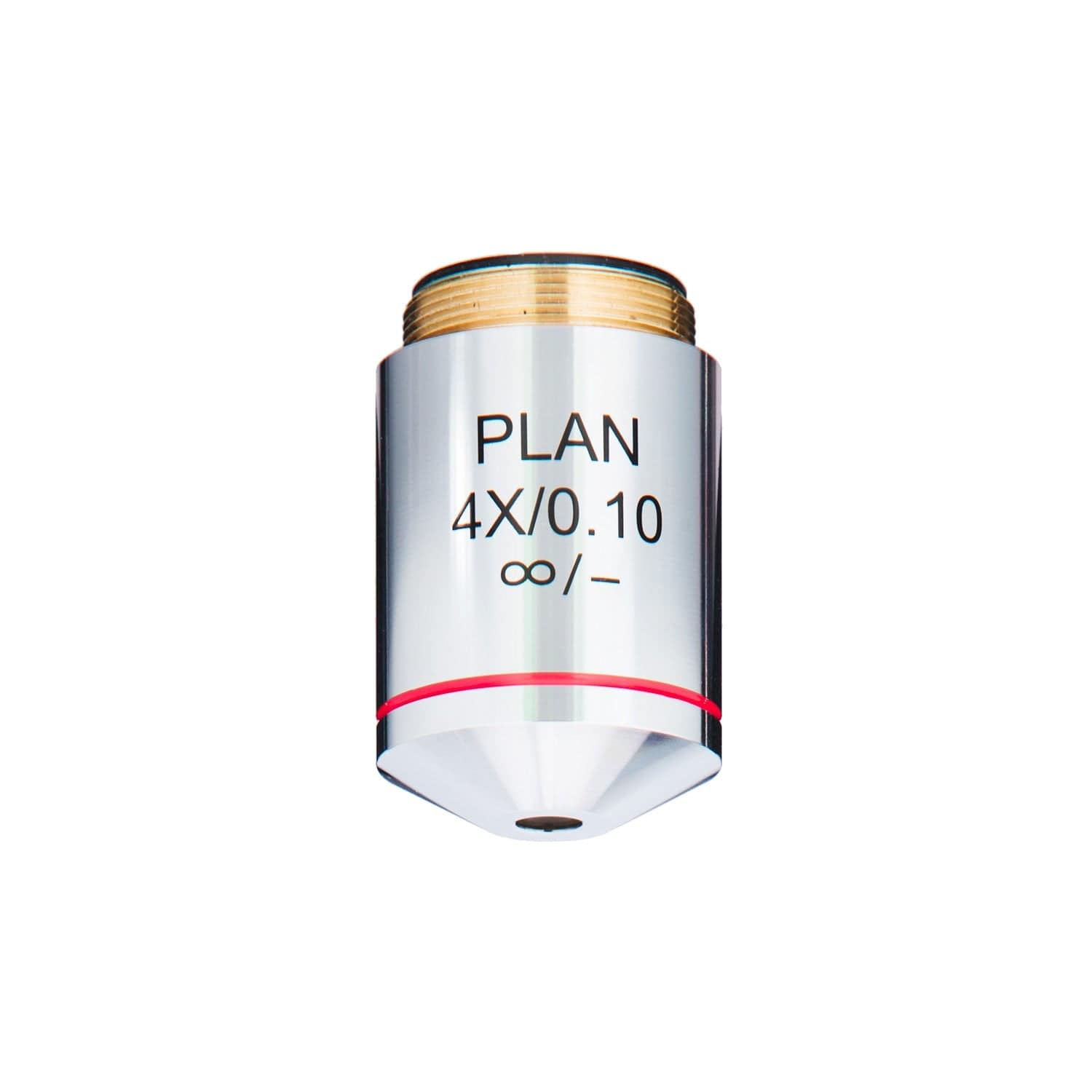 AmScope PA4X-INF Infinity Plan Achromatic Biological Objective Lense w