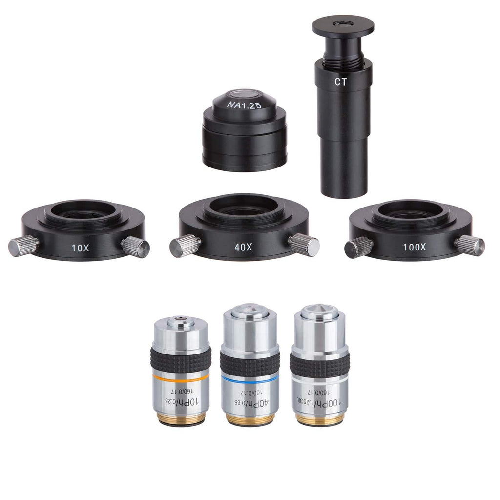 AmScope Phase Contrast Kit for Compound Microscopes