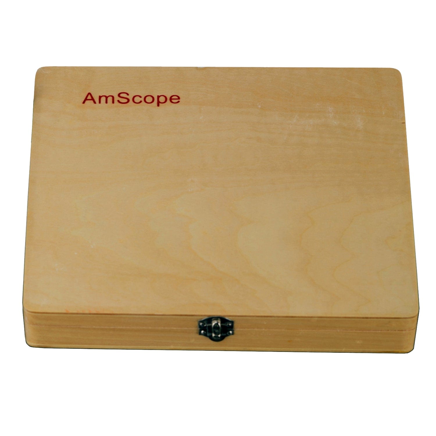 AmScope 100pc Prepared Glass Microscope Slides in Wood Case with Insect, Mammal and Human Cell & Tissue Specimens - SET B