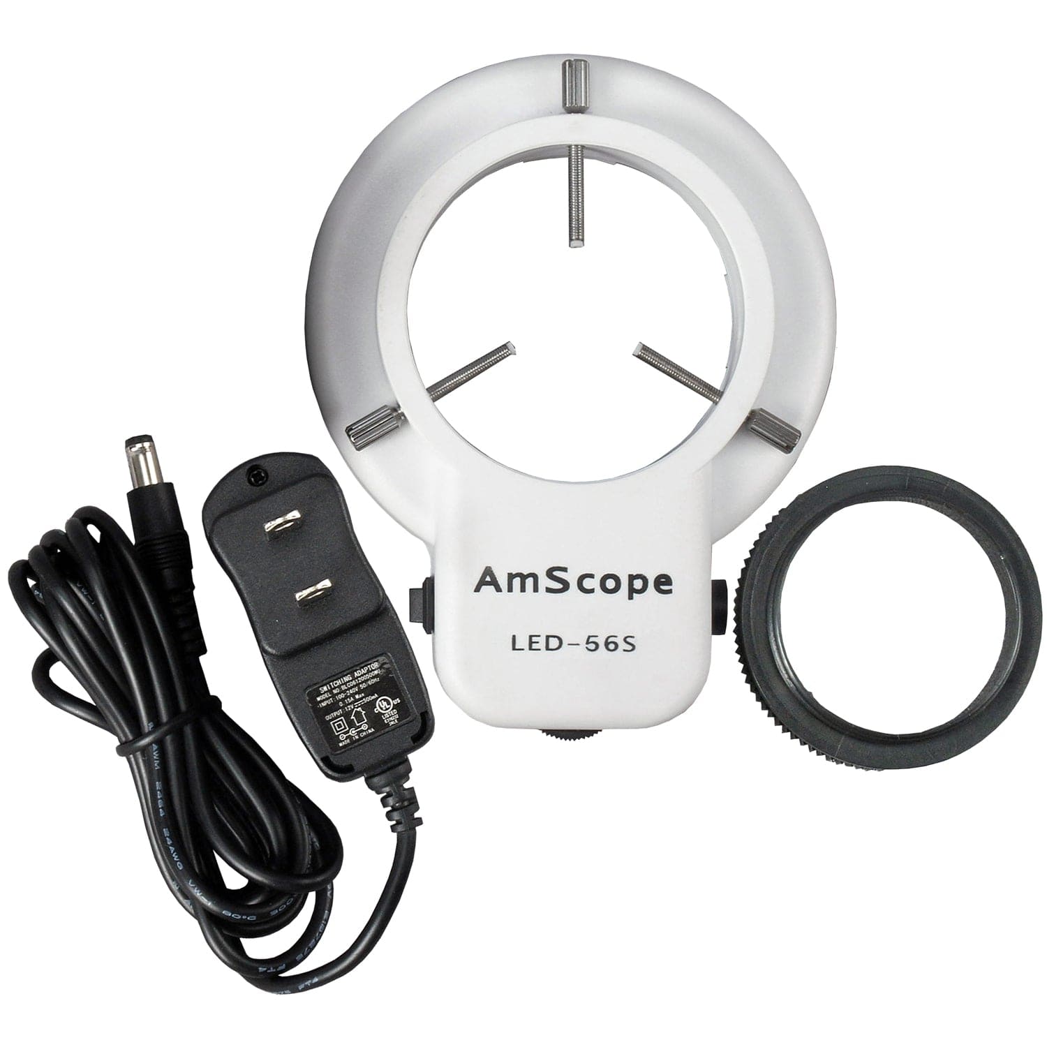 AmScope 56 LED Microscope Ring Light with Dimmer AmScope 56 LED Microscope Ring Light with Dimmer