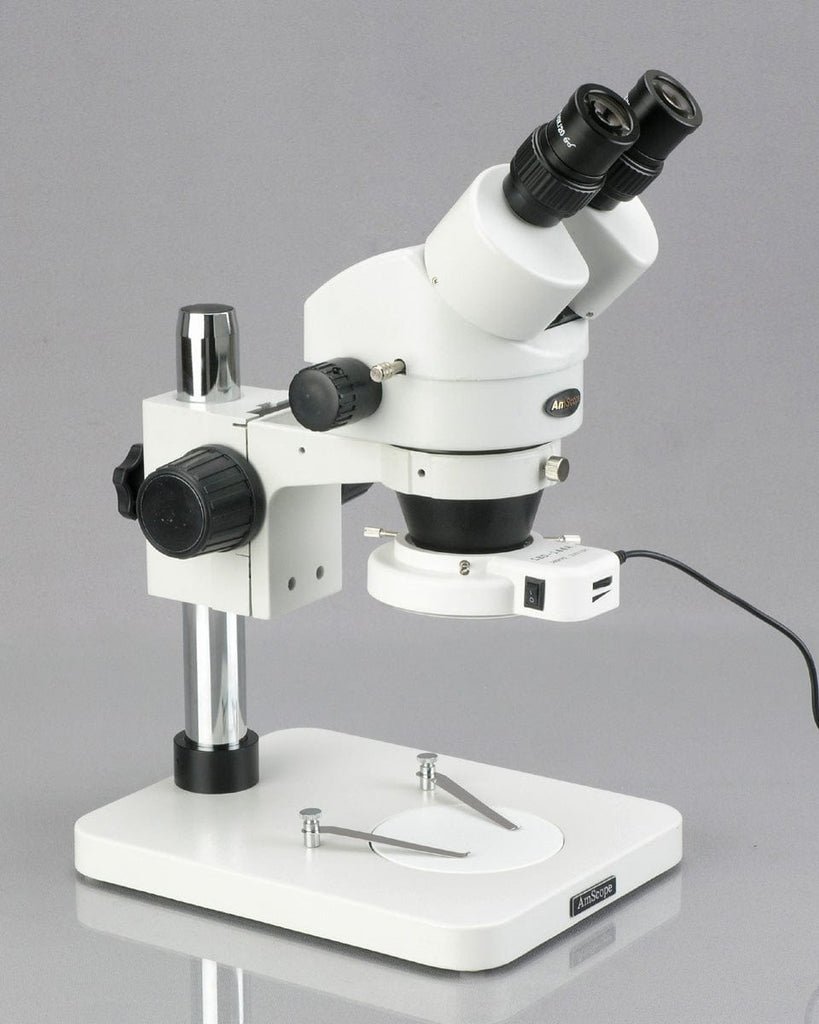 3.5X-45X Inspection Dissecting Zoom Power Stereo Microscope with 64-LE ...
