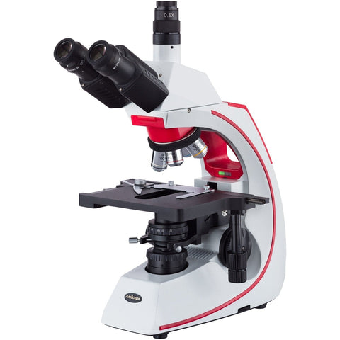 Simul-Focal 3W LED Kohler Illumination Trinocular Microscope w/3D Mechanical Stage and Optional Digital Camera