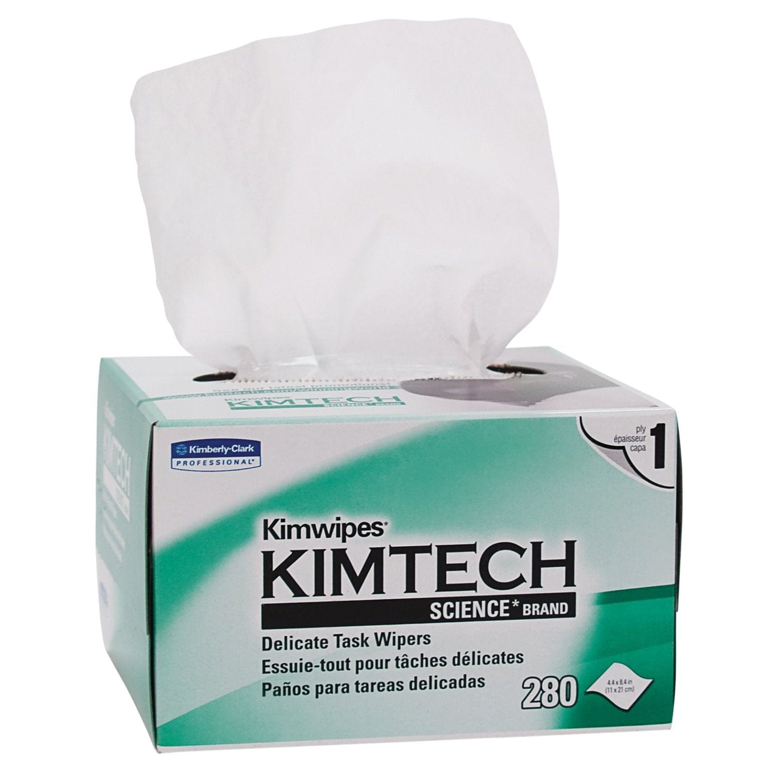 AmScope Kimtech Science KimWipes Delicate Task Wipers