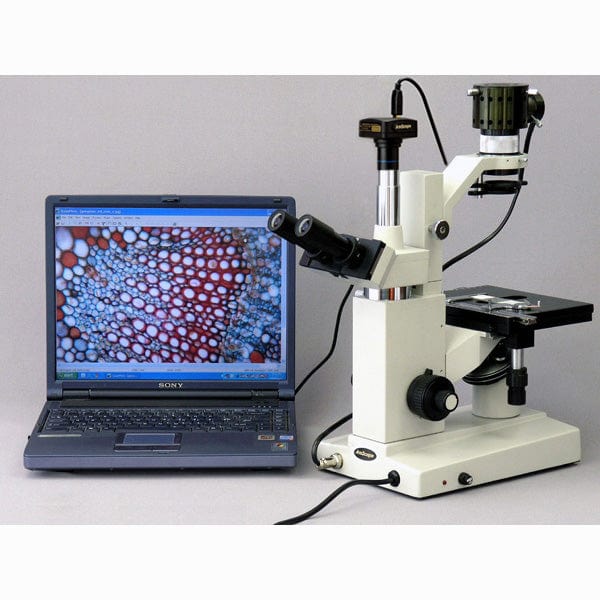 AmScope MU303-FL Digital Enabled Camera with Computer Connected USB 3.