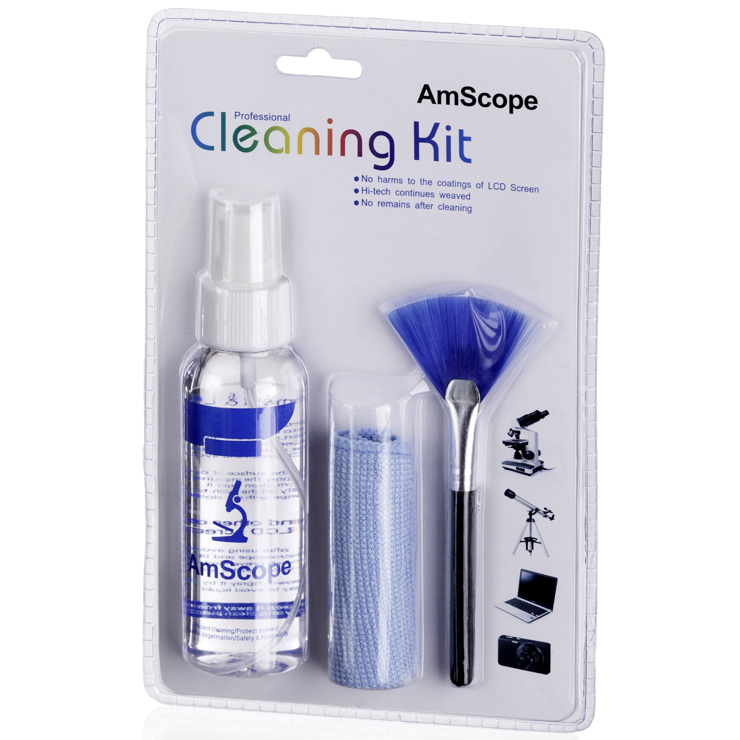 Amscope MLAB-CLS-CKI-KIM Microscope Operation and Maintenance Kit - Immersion Oil & Cleaning Package