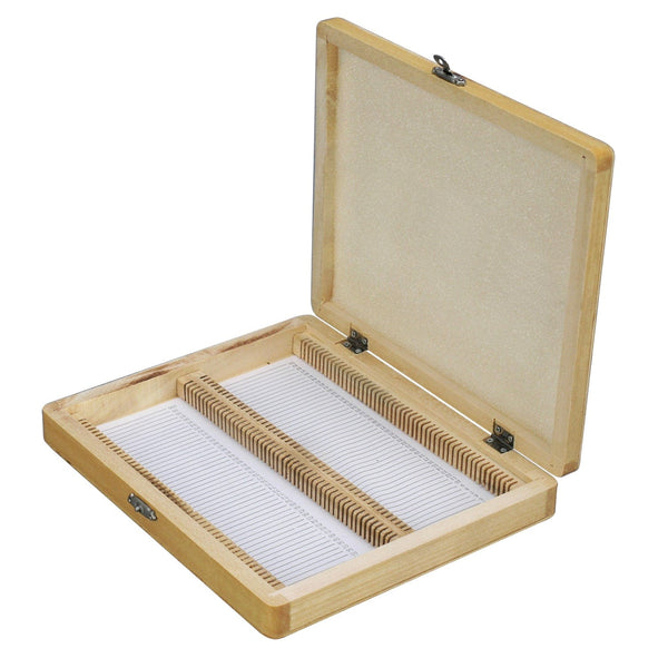 Labmaster Grey Plastic Slide Box For Microscopic 100 Slides Capacity
